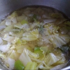 野菜たっぷりꕤ和風スープ
